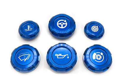 Billetworkz Engine Bay Caps - Subaru WRX/STI 2002 - 2007 - JDMuscleEngine Bay CapsBW-EBCZR-SUB-GD-BLU-EBlue