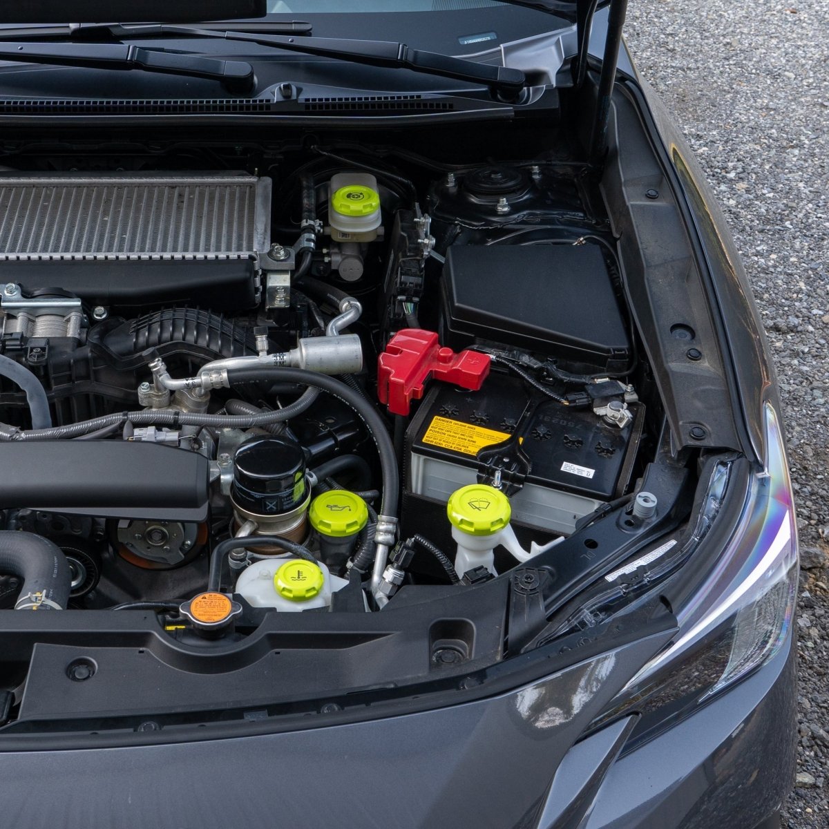 Billetworkz Engine Bay Caps - Subaru WRX/STI 2008 - 2014 - JDMuscleEngine Bay CapsBW-EBCZR-SUB-GR-NYEL-ENeon Yellow