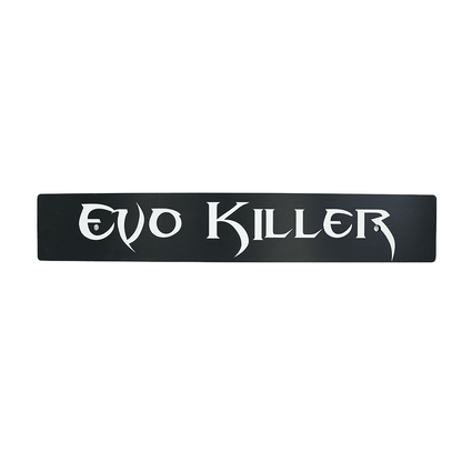 Billetworkz "Evo Killer" License Plate Delete - JDMuscleLicense Plate HolderbwzBW-LPD-EVO-USUniversal Fitment: Holes 7" Apart (U.S. License Plate Mounting)