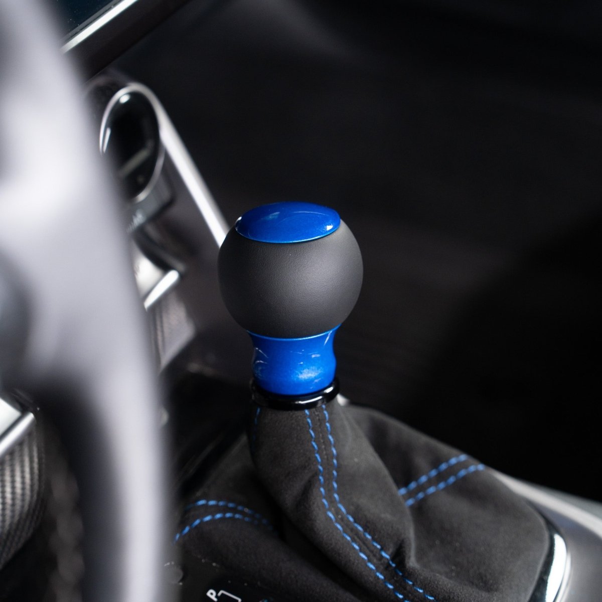 Billetworkz "Fusion" Automatic Shifter - BRZ / FR-S / 86 2013-2021 - JDMuscleShift KnobsBW-KNB-BRZA-NO-CBLU-FULCandy BlueLeather