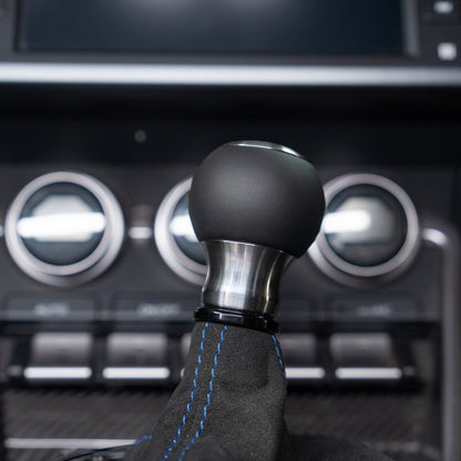 Billetworkz "Fusion" Automatic Shifter - BRZ / FR-S / 86 2013-2021 - JDMuscleShift KnobsBW-KNB-BRZA-NO-POL-FULPolishedLeather