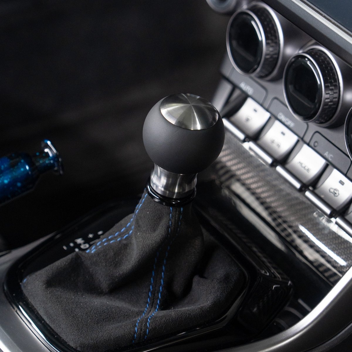 Billetworkz "Fusion" Automatic Shifter - BRZ / FR-S / 86 2013-2021 - JDMuscleShift KnobsBW-KNB-BRZA-NO-POL-FULPolishedLeather