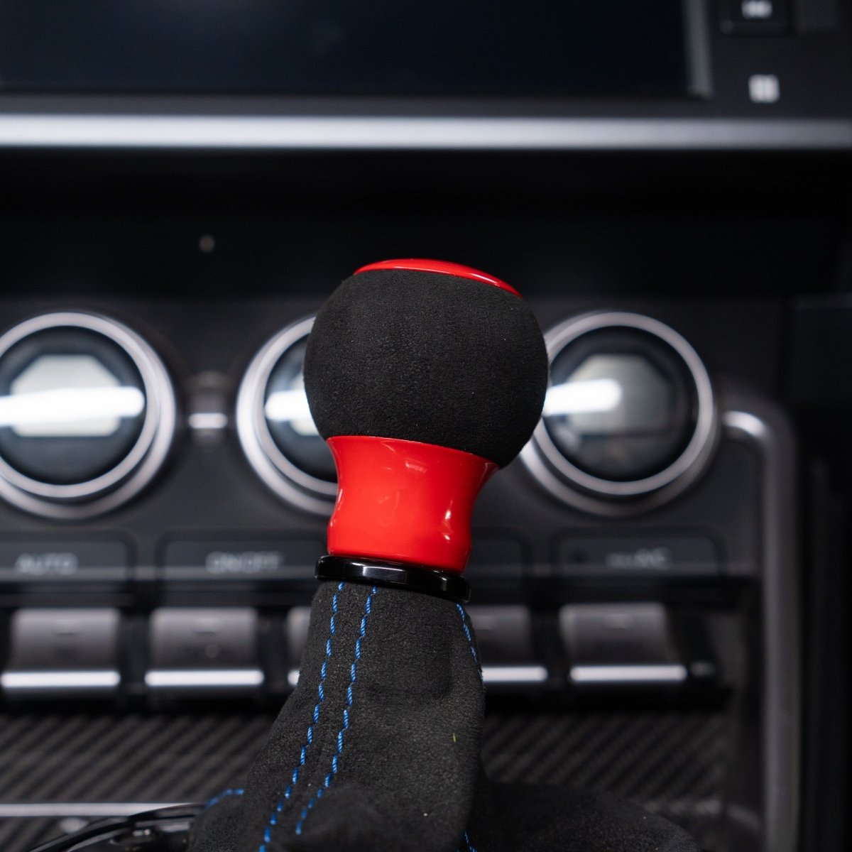 Billetworkz "Fusion" Automatic Shifter - BRZ / FR-S / 86 2013-2021 - JDMuscleShift KnobsBW-KNB-BRZA-NO-GRED-FUAGloss RedAlcantara