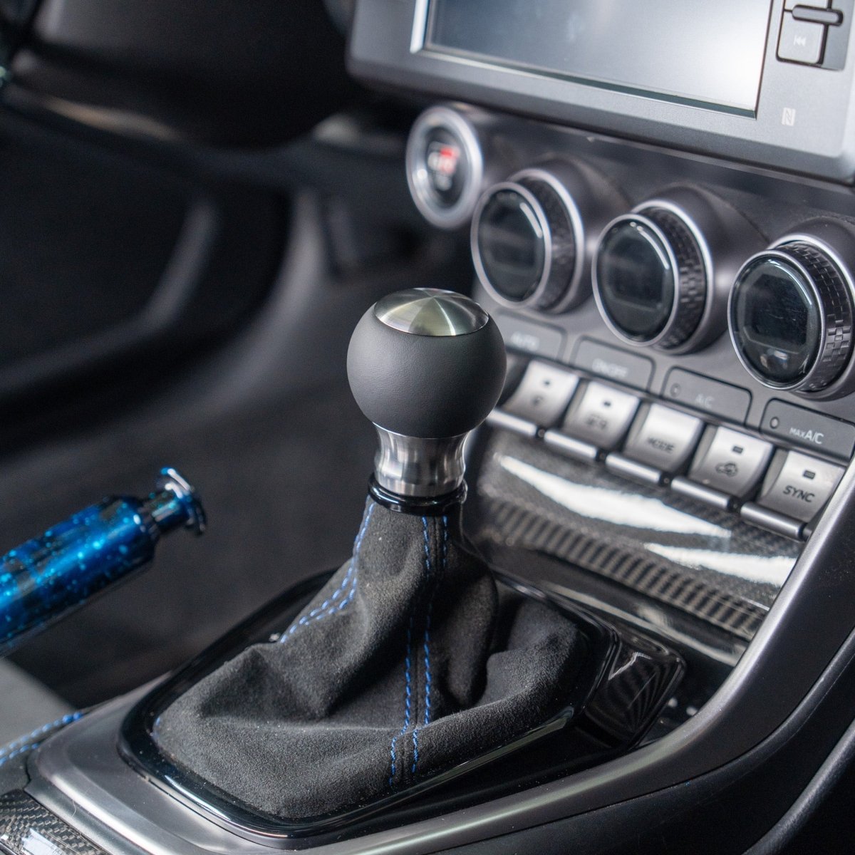 Billetworkz "Fusion" Automatic Shifter - BRZ / FR-S / 86 2013-2021 - JDMuscleShift KnobsBW-KNB-BRZA-NO-POL-FULPolishedLeather