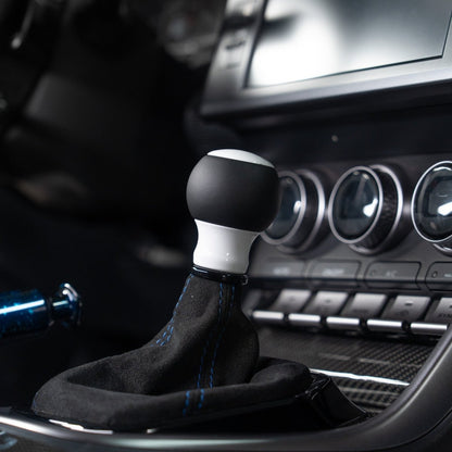 Billetworkz "Fusion" Automatic Shifter - BRZ / FR-S / 86 2013-2021 - JDMuscleShift KnobsBW-KNB-BRZA-NO-GWHT-FULGloss WhiteLeather