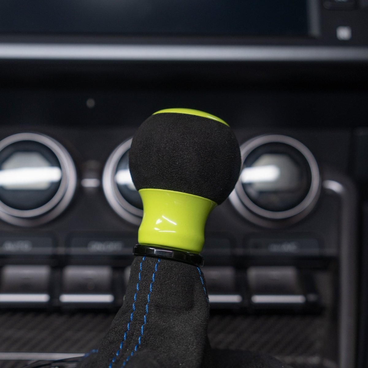 Billetworkz "Fusion" Automatic Shifter - BRZ / FR-S / 86 2013-2021 - JDMuscleShift KnobsBW-KNB-BRZA-NO-NYEL-FUANeon YellowAlcantara