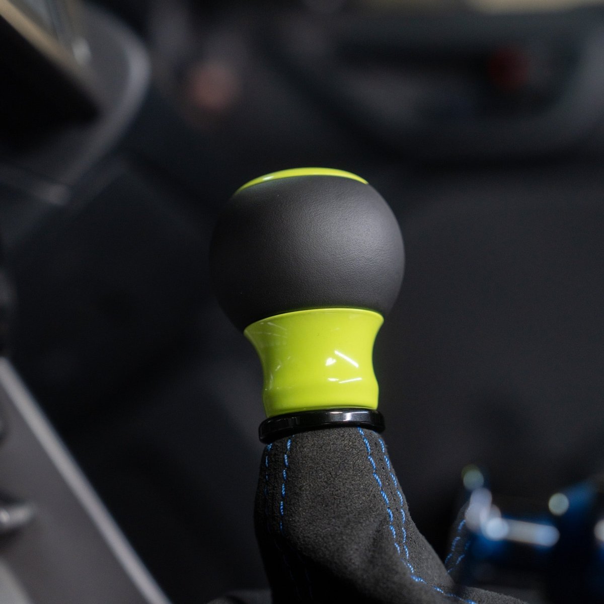 Billetworkz "Fusion" Automatic Shifter - BRZ / FR-S / 86 2013-2021 - JDMuscleShift KnobsBW-KNB-BRZA-NO-NYEL-FULNeon YellowLeather