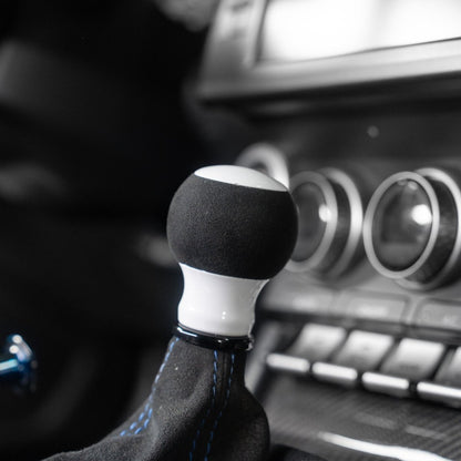 Billetworkz "Fusion" Automatic Shifter - BRZ / FR-S / 86 2013-2021 - JDMuscleShift KnobsBW-KNB-BRZA-NO-GWHT-FUAGloss WhiteAlcantara