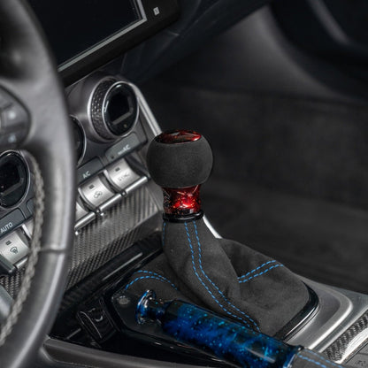 Billetworkz "Fusion" Automatic Shifter - BRZ / FR-S / 86 2013-2021 - JDMuscleShift KnobsBW-KNB-BRZA-NO-RC-FUARed Cosmic SpaceAlcantara
