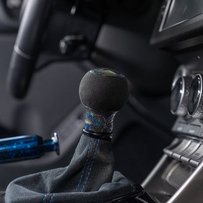 Billetworkz "Fusion" Automatic Shifter - BRZ / FR-S / 86 2013-2021 - JDMuscleShift KnobsBW-KNB-BRZA-NO-RBSP-FUARainbow SparkleAlcantara