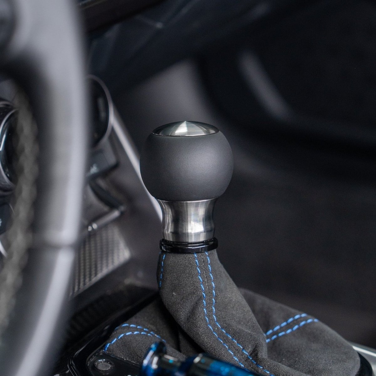Billetworkz "Fusion" Automatic Shifter - BRZ / FR-S / 86 2013-2021 - JDMuscleShift KnobsBW-KNB-BRZA-NO-POL-FULPolishedLeather