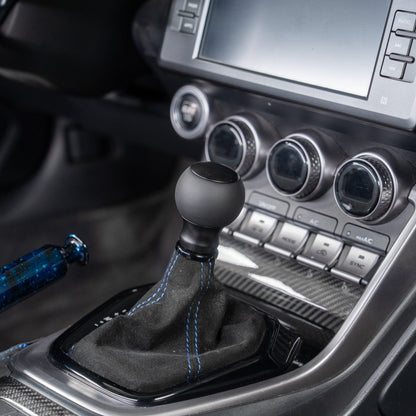 Billetworkz "Fusion" Automatic Shifter - BRZ / FR-S / 86 2013-2021 - JDMuscleShift KnobsBW-KNB-BRZA-NO-MBLK-FULMatte BlackLeather