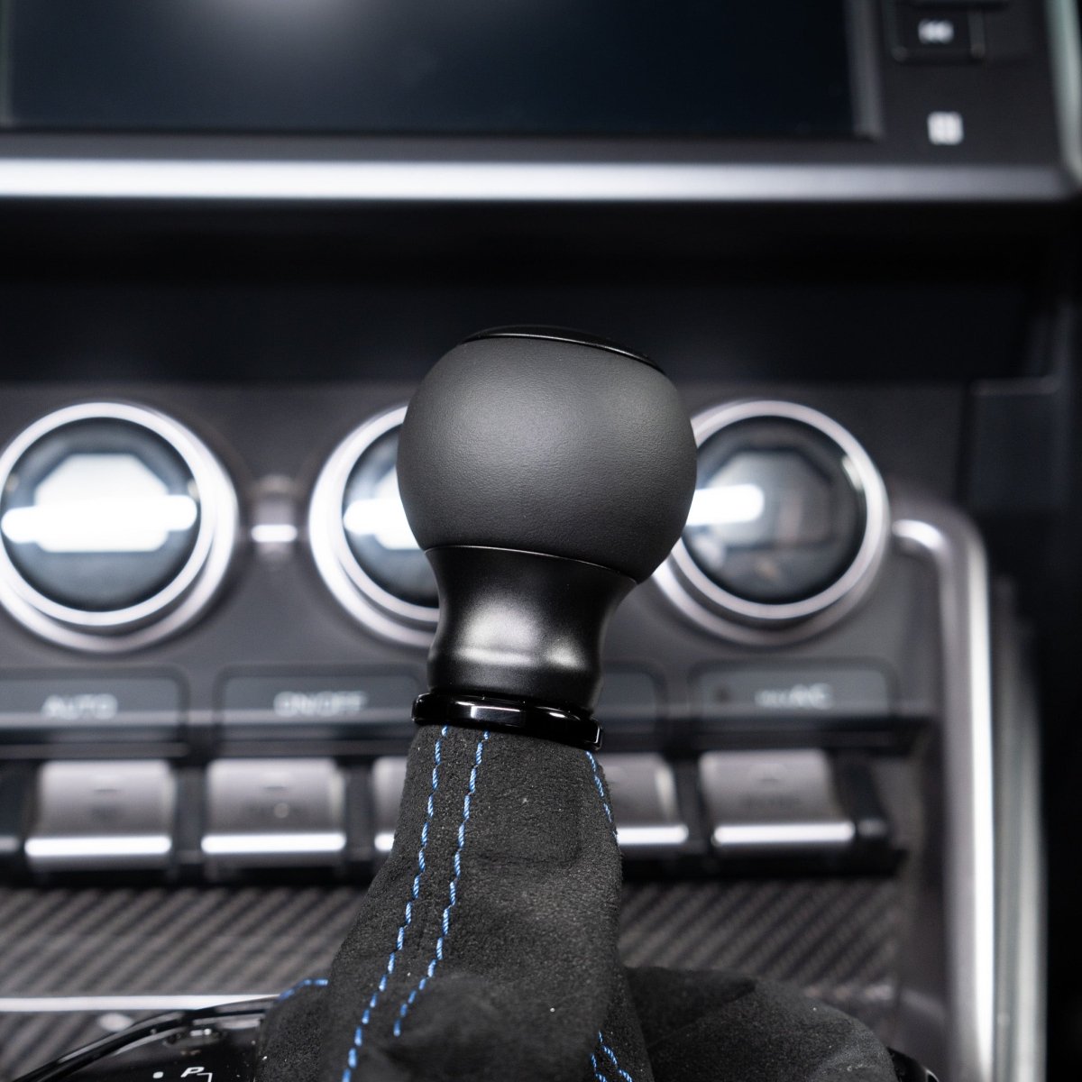 Billetworkz "Fusion" Automatic Shifter - BRZ / FR-S / 86 2013-2021 - JDMuscleShift KnobsBW-KNB-BRZA-NO-MBLK-FULMatte BlackLeather