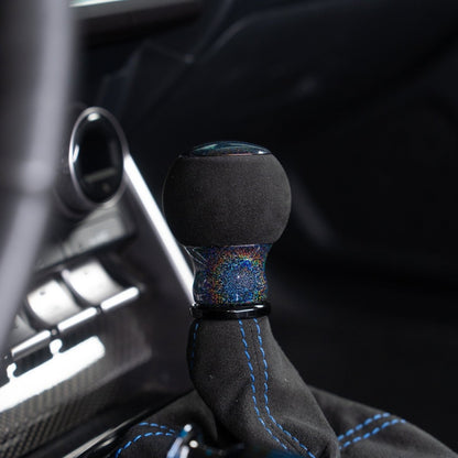 Billetworkz "Fusion" Automatic Shifter - BRZ / FR-S / 86 2013-2021 - JDMuscleShift KnobsBW-KNB-BRZA-NO-RBSP-FUARainbow SparkleAlcantara