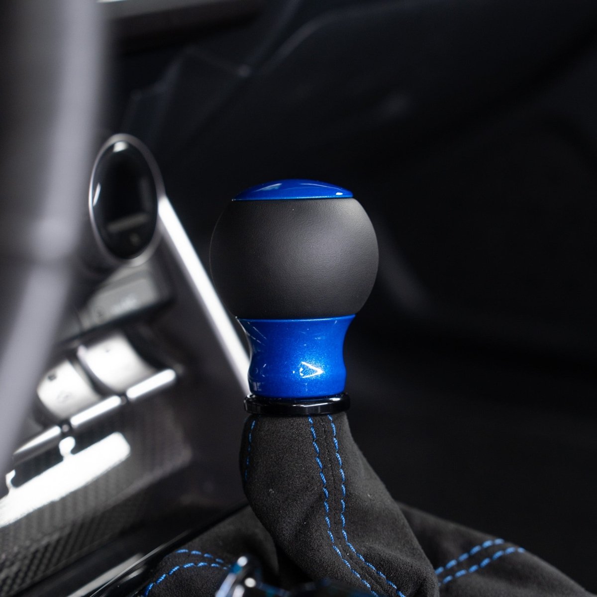 Billetworkz "Fusion" Automatic Shifter - BRZ / FR-S / 86 2013-2021 - JDMuscleShift KnobsBW-KNB-BRZA-NO-CBLU-FULCandy BlueLeather