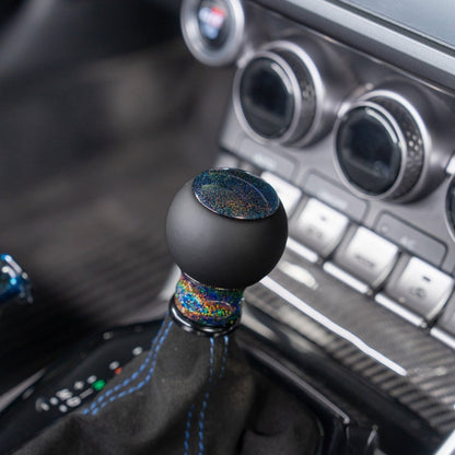 Billetworkz "Fusion" Automatic Shifter - BRZ / FR-S / 86 2013-2021 - JDMuscleShift KnobsBW-KNB-BRZA-NO-RBSP-FULRainbow SparkleLeather