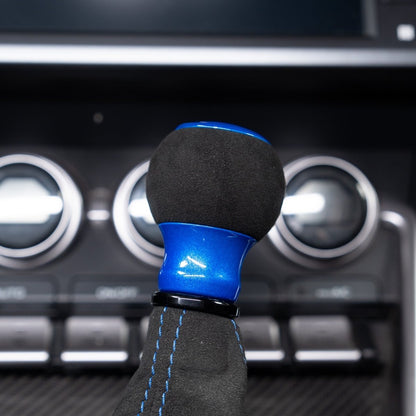 Billetworkz "Fusion" Automatic Shifter - BRZ / FR-S / 86 2013-2021 - JDMuscleShift KnobsBW-KNB-BRZA-NO-CBLU-FUACandy BlueAlcantara