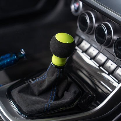 Billetworkz "Fusion" Automatic Shifter - BRZ / FR-S / 86 2013-2021 - JDMuscleShift KnobsBW-KNB-BRZA-NO-NYEL-FUANeon YellowAlcantara