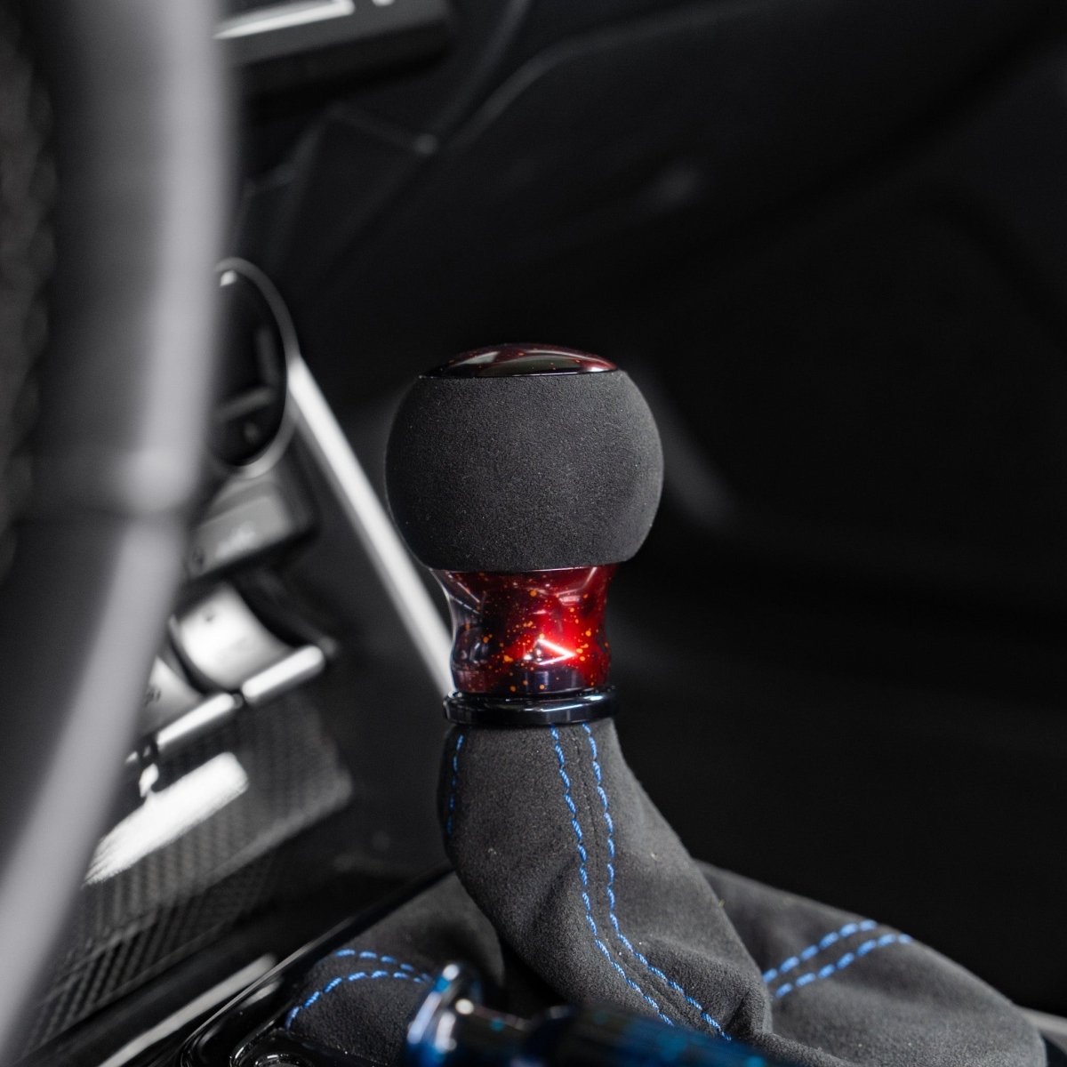 Billetworkz "Fusion" Automatic Shifter - BRZ / FR-S / 86 2013-2021 - JDMuscleShift KnobsBW-KNB-BRZA-NO-RC-FUARed Cosmic SpaceAlcantara