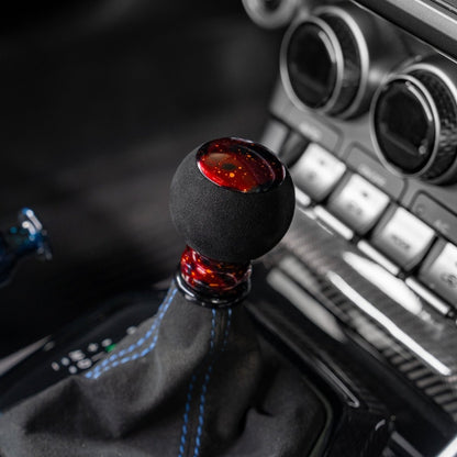 Billetworkz "Fusion" Automatic Shifter - BRZ / FR-S / 86 2013-2021 - JDMuscleShift KnobsBW-KNB-BRZA-NO-RC-FUARed Cosmic SpaceAlcantara