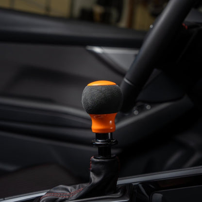 Billetworkz "Fusion" Shift Knob - Fits Subaru CVT: WRX (15–21), Crosstrek (13–23), Forester (14–18), Impreza (12–23), Legacy/Outback (10–14) - JDMuscleShift Knobbwzsku-46863711371546Rainbow SparkleLeatherBlack - Yes my car has a shift boot
