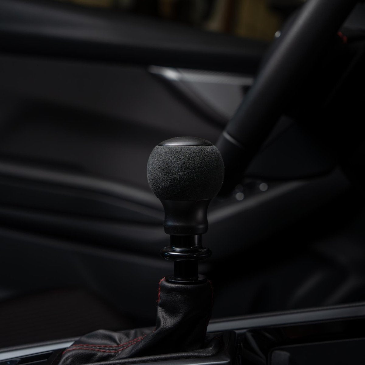 Billetworkz "Fusion" Shift Knob - Fits Subaru CVT: WRX (15–21), Crosstrek (13–23), Forester (14–18), Impreza (12–23), Legacy/Outback (10–14) - JDMuscleShift Knobbwzsku-46863711371546Rainbow SparkleLeatherBlack - Yes my car has a shift boot