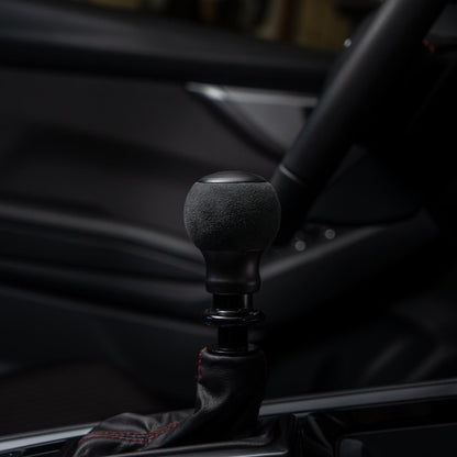 Billetworkz "Fusion" Shift Knob - Fits Subaru CVT: WRX (15–21), Crosstrek (13–23), Forester (14–18), Impreza (12–23), Legacy/Outback (10–14) - JDMuscleShift Knobbwzsku-46863711371546Rainbow SparkleLeatherBlack - Yes my car has a shift boot