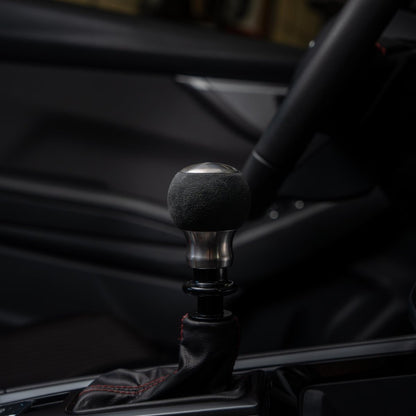 Billetworkz "Fusion" Shift Knob - Fits Subaru CVT: WRX (15–21), Crosstrek (13–23), Forester (14–18), Impreza (12–23), Legacy/Outback (10–14) - JDMuscleShift Knobbwzsku-46863711371546Rainbow SparkleLeatherBlack - Yes my car has a shift boot