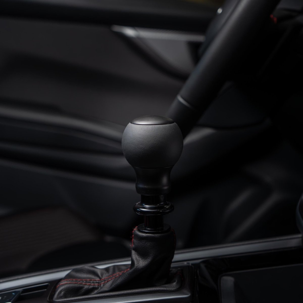 Billetworkz "Fusion" Shift Knob - Fits Subaru CVT: WRX (15–21), Crosstrek (13–23), Forester (14–18), Impreza (12–23), Legacy/Outback (10–14) - JDMuscleShift Knobbwzsku-46863711371546Rainbow SparkleLeatherBlack - Yes my car has a shift boot