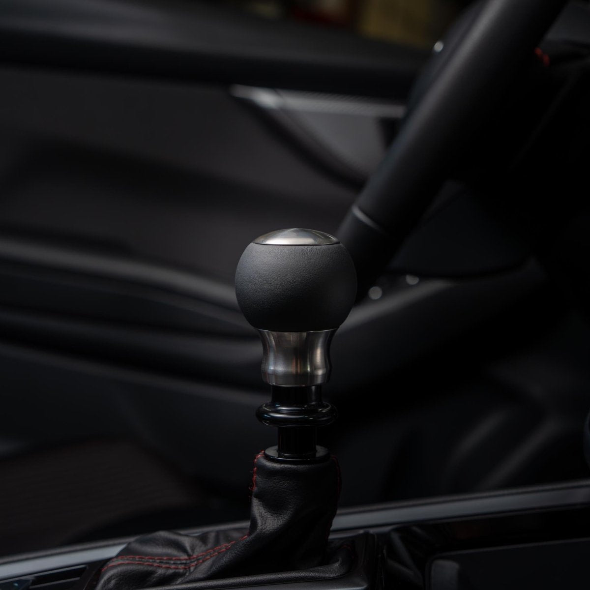 Billetworkz "Fusion" Shift Knob - Fits Subaru CVT: WRX (15–21), Crosstrek (13–23), Forester (14–18), Impreza (12–23), Legacy/Outback (10–14) - JDMuscleShift Knobbwzsku-46863711371546Rainbow SparkleLeatherBlack - Yes my car has a shift boot