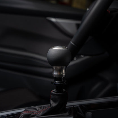 Billetworkz "Fusion" Shift Knob - Fits Subaru CVT: WRX (15–21), Crosstrek (13–23), Forester (14–18), Impreza (12–23), Legacy/Outback (10–14) - JDMuscleShift Knobbwzsku-46863711371546Rainbow SparkleLeatherBlack - Yes my car has a shift boot