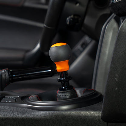 Billetworkz “Fusion” Weighted Shift Knob - BRZ / FR - S / 86 2013 - 2021 (6 - Speed) - JDMuscleShift KnobBW-KNB-BRZ1-NO-GORA-FULGloss OrangeLeatherNo Shift Pattern