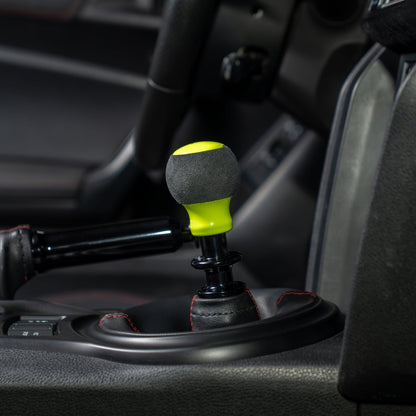 Billetworkz “Fusion” Weighted Shift Knob - BRZ / FR - S / 86 2013 - 2021 (6 - Speed) - JDMuscleShift KnobBW-KNB-BRZ1-NO-NYEL-FUANeon YellowAlcantaraNo Shift Pattern