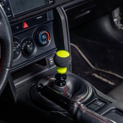 Billetworkz “Fusion” Weighted Shift Knob - BRZ / FR - S / 86 2013 - 2021 (6 - Speed) - JDMuscleShift KnobBW-KNB-BRZ1-NO-NYEL-FUANeon YellowAlcantaraNo Shift Pattern