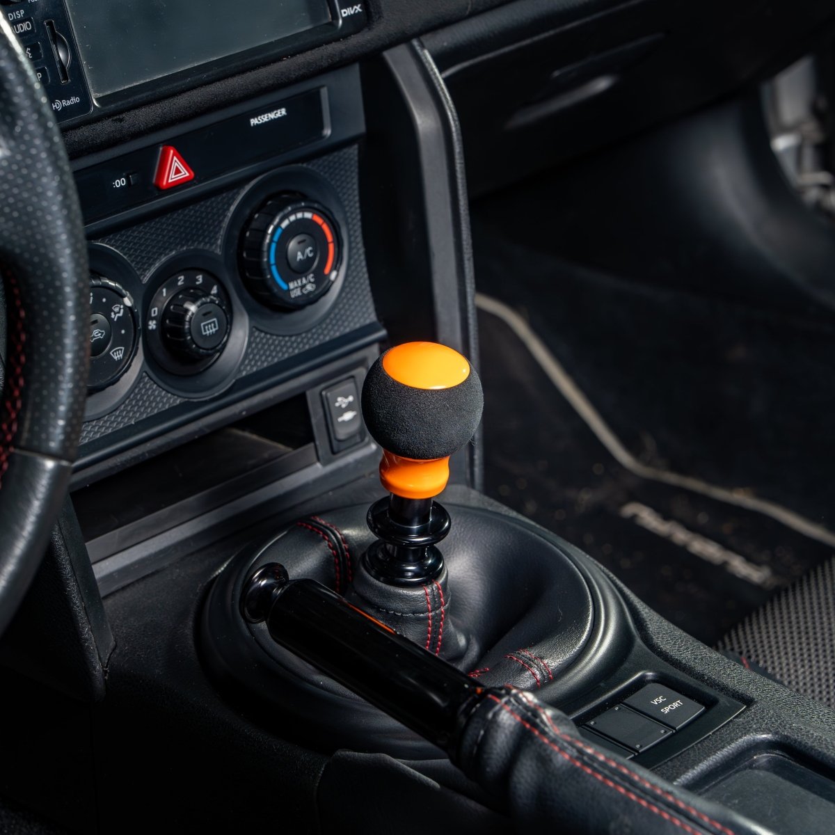Billetworkz “Fusion” Weighted Shift Knob - BRZ / FR - S / 86 2013 - 2021 (6 - Speed) - JDMuscleShift KnobBW-KNB-BRZ1-NO-GORA-FUAGloss OrangeAlcantaraNo Shift Pattern