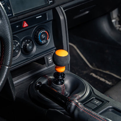 Billetworkz “Fusion” Weighted Shift Knob - BRZ / FR - S / 86 2013 - 2021 (6 - Speed) - JDMuscleShift KnobBW-KNB-BRZ1-NO-GORA-FUAGloss OrangeAlcantaraNo Shift Pattern