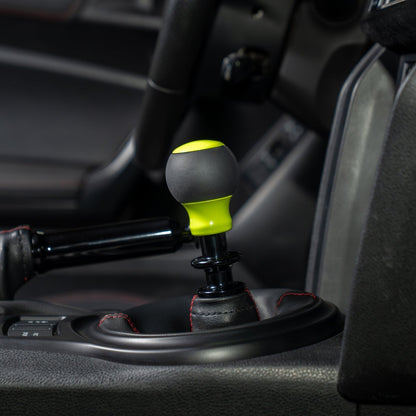 Billetworkz “Fusion” Weighted Shift Knob - BRZ / FR - S / 86 2013 - 2021 (6 - Speed) - JDMuscleShift KnobBW-KNB-BRZ1-NO-NYEL-FULNeon YellowLeatherNo Shift Pattern