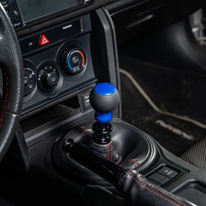 Billetworkz “Fusion” Weighted Shift Knob - BRZ / FR - S / 86 2013 - 2021 (6 - Speed) - JDMuscleShift KnobBW-KNB-BRZ1-NO-CBLU-FULCandy BlueLeatherNo Shift Pattern