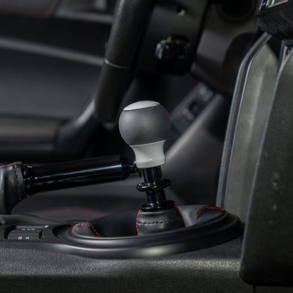 Billetworkz “Fusion” Weighted Shift Knob - BRZ / FR - S / 86 2013 - 2021 (6 - Speed) - JDMuscleShift KnobBW-KNB-BRZ1-NO-GWHT-FULGloss WhiteLeatherNo Shift Pattern