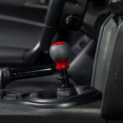 Billetworkz “Fusion” Weighted Shift Knob - BRZ / FR - S / 86 2013 - 2021 (6 - Speed) - JDMuscleShift KnobBW-KNB-BRZ1-NO-CRED-FULCandy RedLeatherNo Shift Pattern