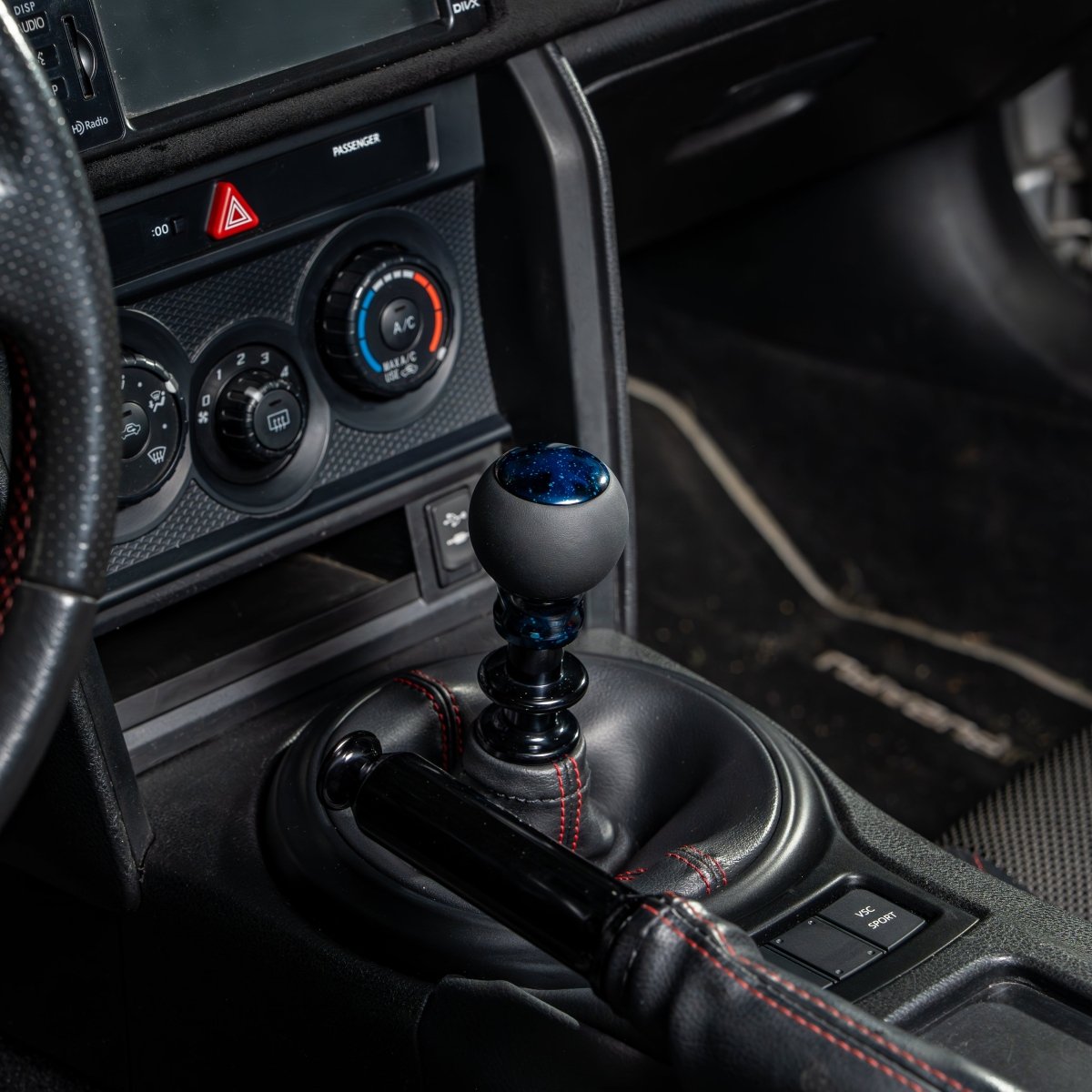 Billetworkz “Fusion” Weighted Shift Knob - BRZ / FR - S / 86 2013 - 2021 (6 - Speed) - JDMuscleShift KnobBW-KNB-BRZ1-NO-BC-FULBlue Cosmic SpaceLeatherNo Shift Pattern