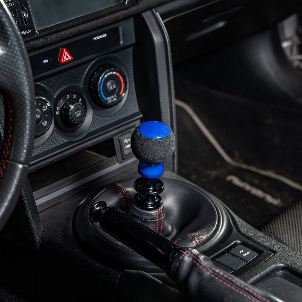 Billetworkz “Fusion” Weighted Shift Knob - BRZ / FR - S / 86 2013 - 2021 (6 - Speed) - JDMuscleShift KnobBW-KNB-BRZ1-NO-CBLU-FUACandy BlueAlcantaraNo Shift Pattern