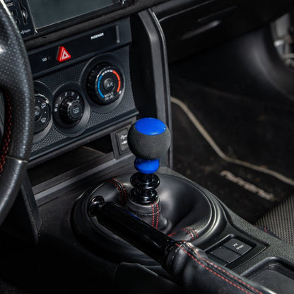 Billetworkz “Fusion” Weighted Shift Knob - BRZ / FR - S / 86 2013 - 2021 (6 - Speed) - JDMuscleShift KnobBW-KNB-BRZ1-NO-CBLU-FUACandy BlueAlcantaraNo Shift Pattern