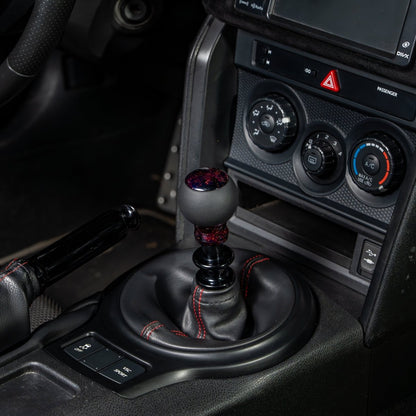 Billetworkz “Fusion” Weighted Shift Knob - BRZ / FR - S / 86 2013 - 2021 (6 - Speed) - JDMuscleShift KnobBW-KNB-BRZ1-NO-PC-FULPurple Cosmic SpaceLeatherNo Shift Pattern