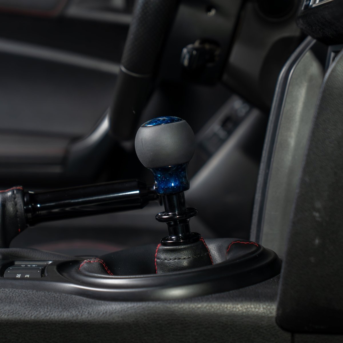 Billetworkz “Fusion” Weighted Shift Knob - BRZ / FR - S / 86 2013 - 2021 (6 - Speed) - JDMuscleShift KnobBW-KNB-BRZ1-NO-BC-FULBlue Cosmic SpaceLeatherNo Shift Pattern