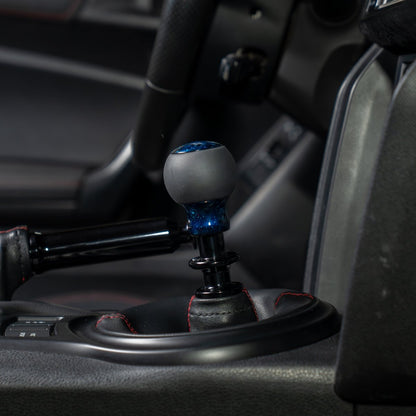 Billetworkz “Fusion” Weighted Shift Knob - BRZ / FR - S / 86 2013 - 2021 (6 - Speed) - JDMuscleShift KnobBW-KNB-BRZ1-NO-BC-FULBlue Cosmic SpaceLeatherNo Shift Pattern