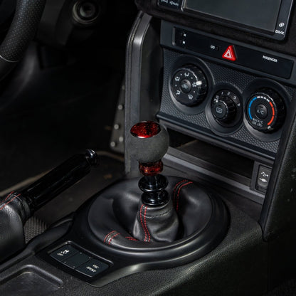 Billetworkz “Fusion” Weighted Shift Knob - BRZ / FR - S / 86 2013 - 2021 (6 - Speed) - JDMuscleShift KnobBW-KNB-BRZ1-NO-RC-FUARed Cosmic SpaceAlcantaraNo Shift Pattern