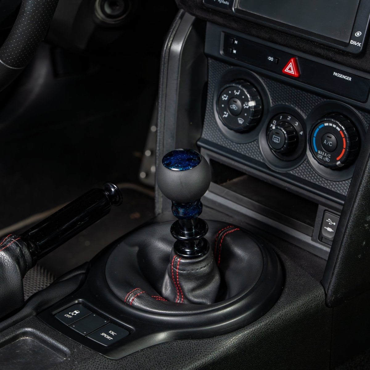 Billetworkz “Fusion” Weighted Shift Knob - BRZ / FR - S / 86 2013 - 2021 (6 - Speed) - JDMuscleShift KnobBW-KNB-BRZ1-NO-BC-FULBlue Cosmic SpaceLeatherNo Shift Pattern