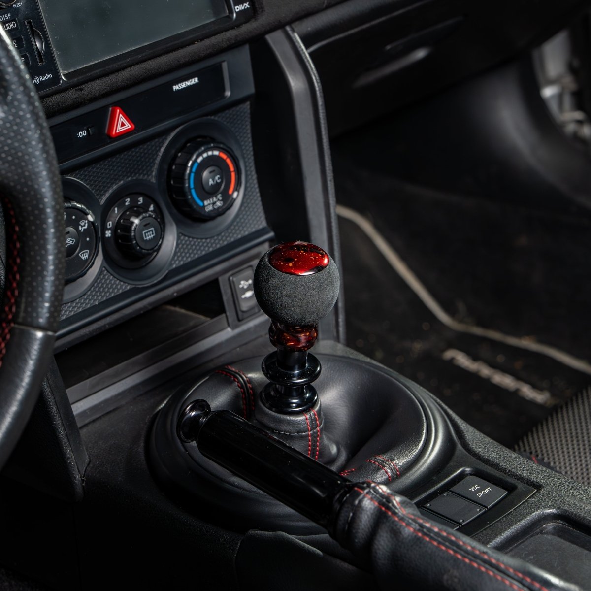 Billetworkz “Fusion” Weighted Shift Knob - BRZ / FR - S / 86 2013 - 2021 (6 - Speed) - JDMuscleShift KnobBW-KNB-BRZ1-NO-RC-FUARed Cosmic SpaceAlcantaraNo Shift Pattern