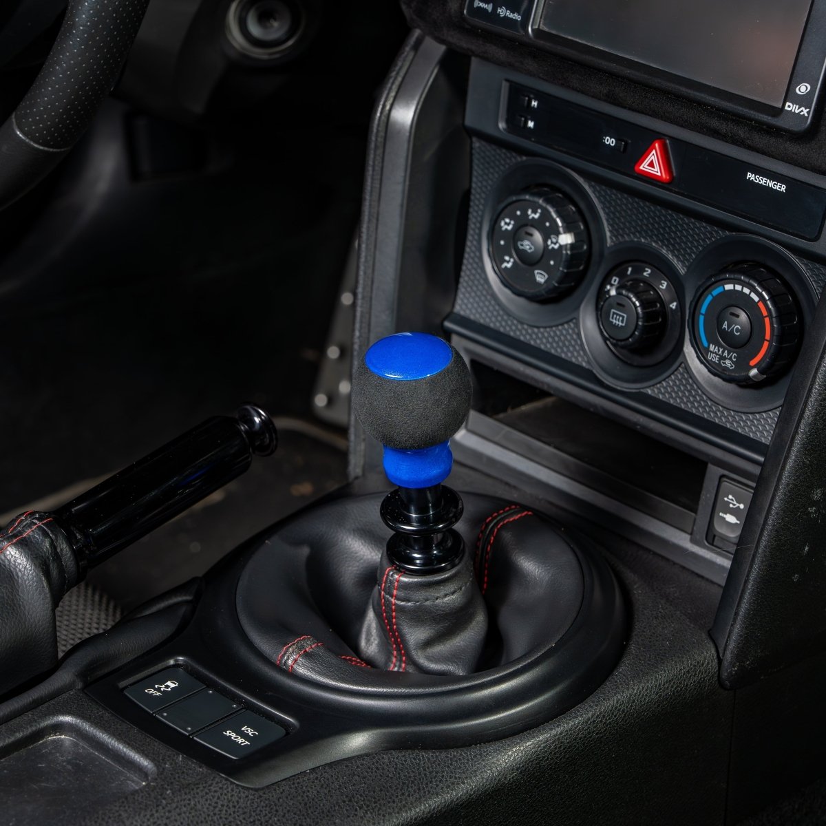 Billetworkz “Fusion” Weighted Shift Knob - BRZ / FR - S / 86 2013 - 2021 (6 - Speed) - JDMuscleShift KnobBW-KNB-BRZ1-NO-CBLU-FUACandy BlueAlcantaraNo Shift Pattern